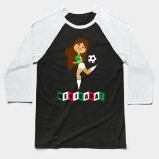 Mexicana Futbol! Baseball T-Shirt